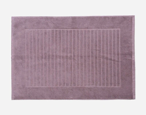 Tapis de bain en modal en Lilas Cendré.