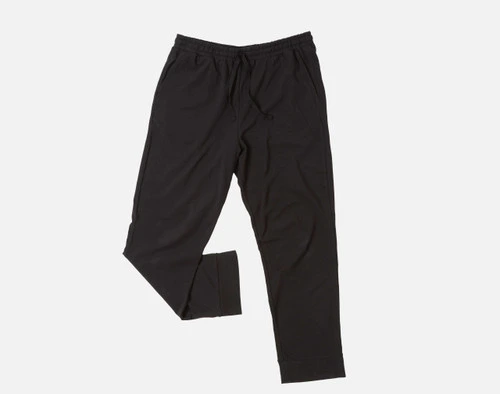 Pantalon confort en jersey modal, noir 