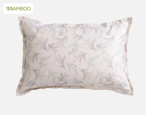 Front view of the reverse on a Cabana Pillow Sham sitting on a solid white background.