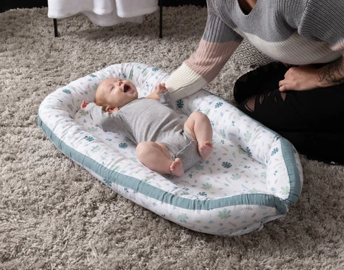 Cadeau 3 pièces pour la douche de bébé "Bundle of Joy" ensemble - blanc et sarcelle