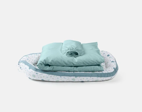 Cadeau de douche de bébé 3 pièces Bundle of Joy ensemble - Shoreline & Teal