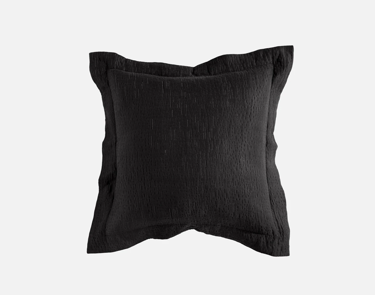 The front side of our Raven Square Cushion Cover on a blank white background.