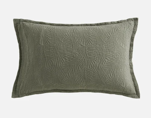 Reverse view of our Matosa Pillow Sham on a blank white background.