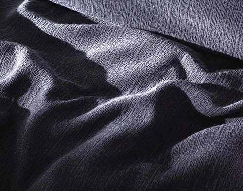 Close-up of the textured surface on our Deep Dive Duvet Cover Set.