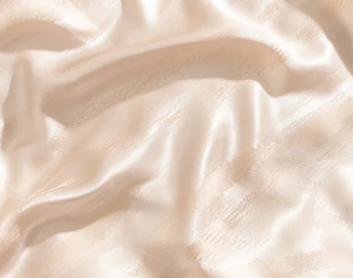 Close-up of the etched wave surface design on our Solace Silk Blend Duvet Cover Set.