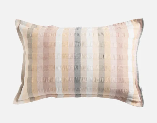 Front view of our Carmen Pillow Sham against a white background.