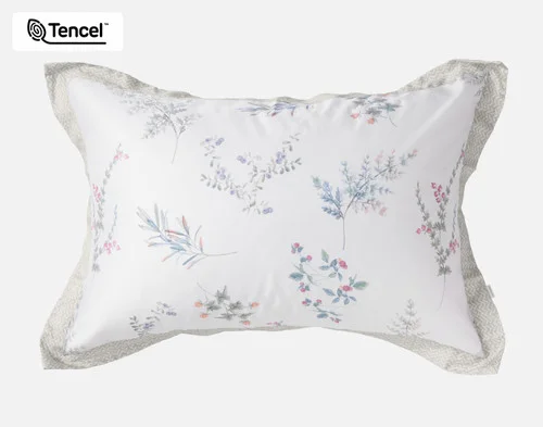 Front view of our Annika Pillow Sham against a white background.