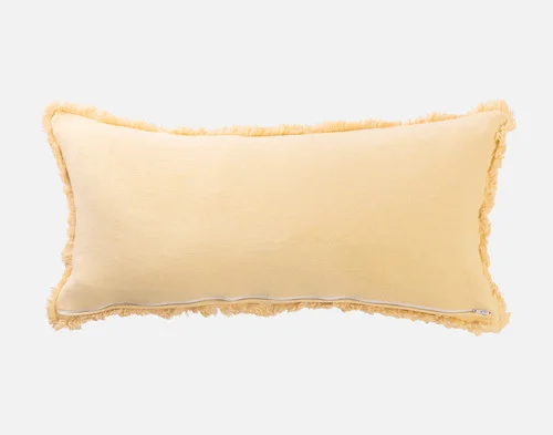 Reverse side of our Oriana Boudoir Pillow Cover against a white background.