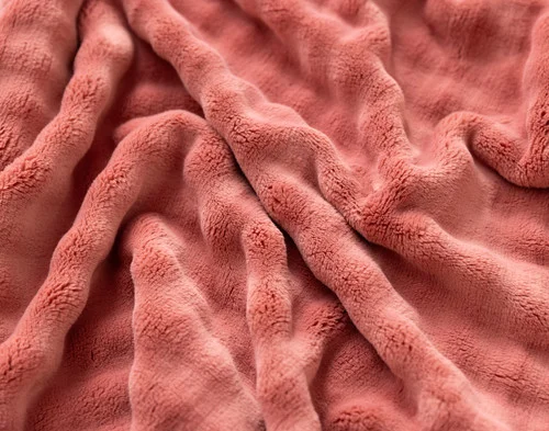 Close-up of the bubbled texture on our Potpourri Bubble Breeze Throw.