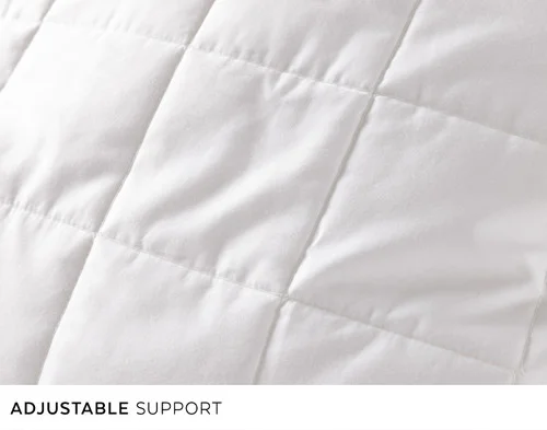 Close-up of the wool-lined outer cover of our PureRest Pillow.