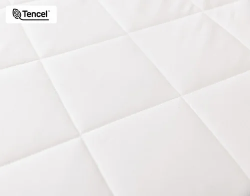 Top view of the silky soft surface on our Ambience TENCEL™ Mattress Protector.