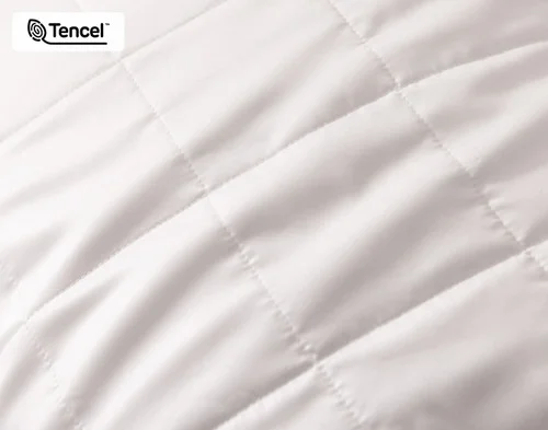 Close-up of the silky soft surface of our Ambience TENCEL™ Pillow Protector .