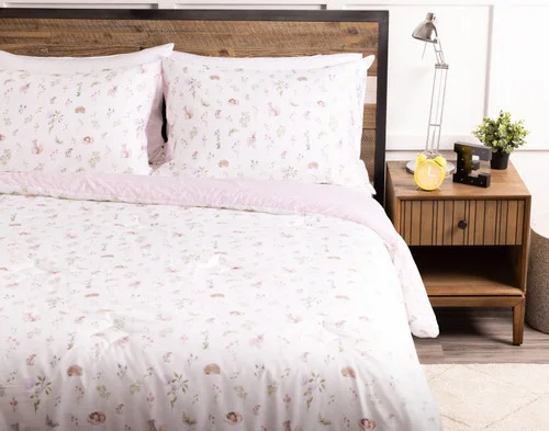 Front view of our Meadow Kids' Bamboo Cotton Comforter Set.