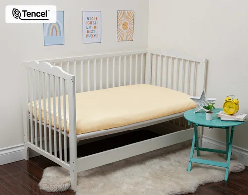 Crib-Sized TENCEL™ Modal Bedding Bundle - Cornsilk