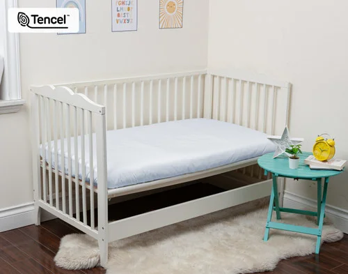 Crib-Sized TENCEL™ Lyocell Bedding Bundle - Blue Chalk