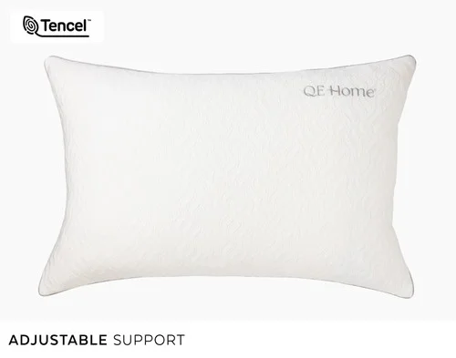 Our Deep Sleep Shredded Memory Foam & Lyocell Pillow against a white background.