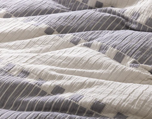 Close up on the surface of our Rocco Duvet Cover.