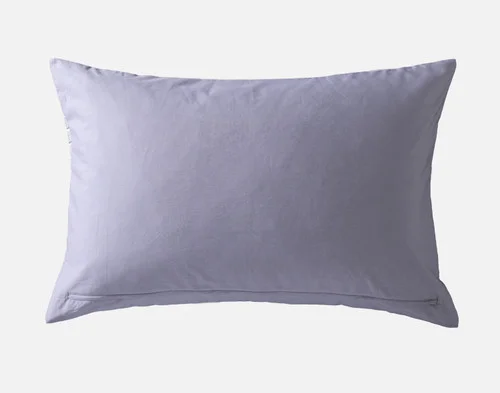 Reverse view of our Rocco Pillow Sham against a white background.