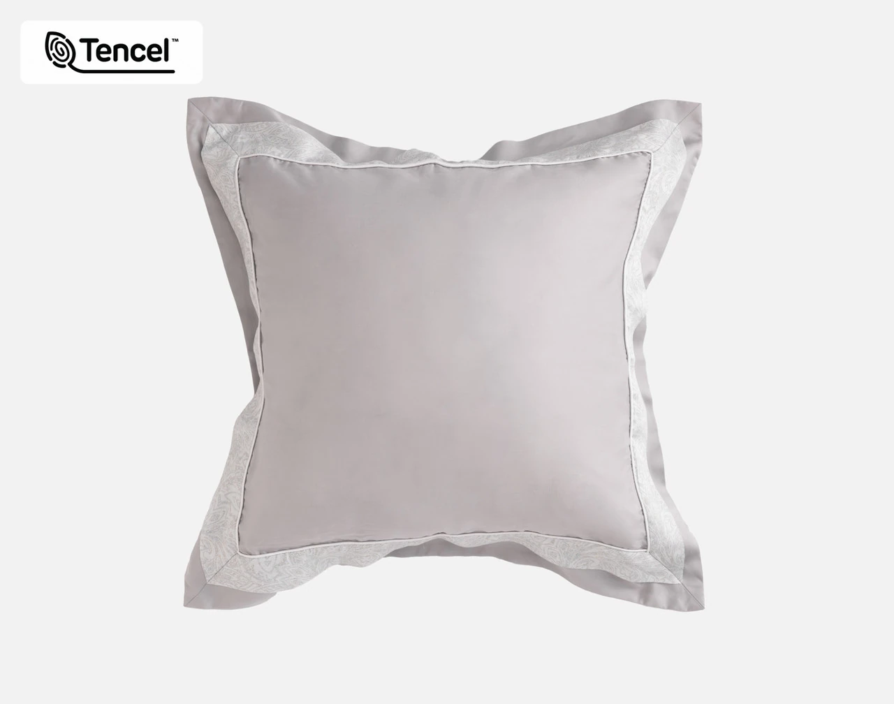 The front side of our Sterling Square Cushion Cover against a white background.