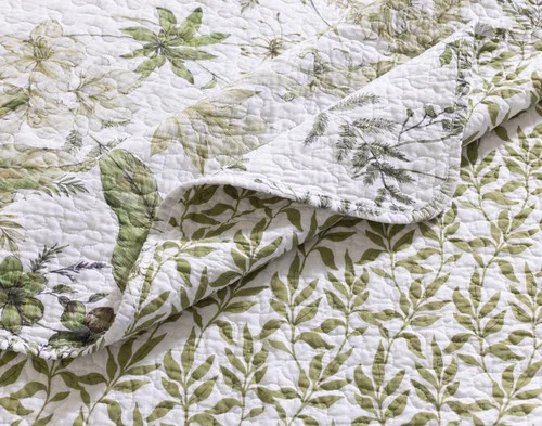 The folded surface of our Verdelle Cotton Quilt Set.