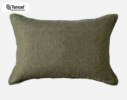 Front view of our Greenwood Pillow Sham against a white background.