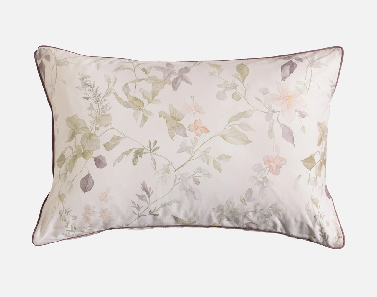 Front view of our Elodie Pillow Sham against a white background.