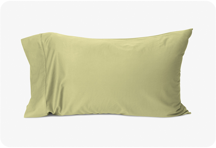 Our Bamboo Cotton pillowcase in Elm